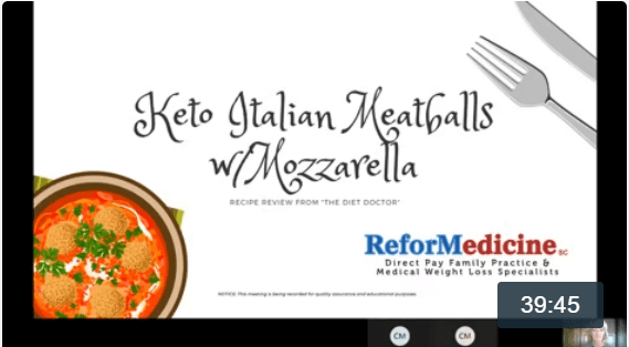 keto italian meatballs video thumbnail